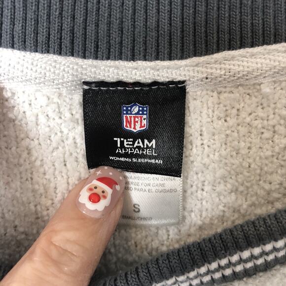 Baltimore Ravens NFL Team Apparel Women's Fuzzy Long Sleeve Sweatshirt Small - Picture 2 of 6